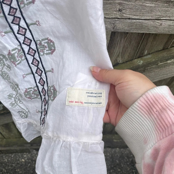 ODD MOLLY EMBROIDERED SWIM COVER UP - Picture 6 of 6